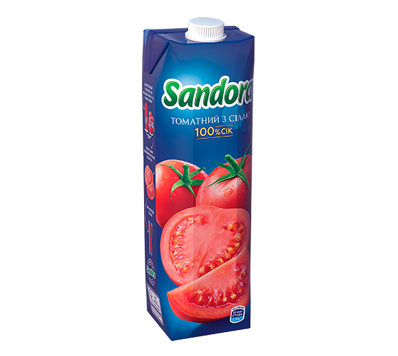Сок Sandora Томатный 1л Буча Ирпень Гостомель Ворзель. Бесплатная быстрая доставка из ресторана