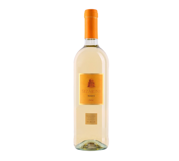 Белое вино Soave DOC Veneto Sizarini. Доставка из ресторана алкогольных напитков